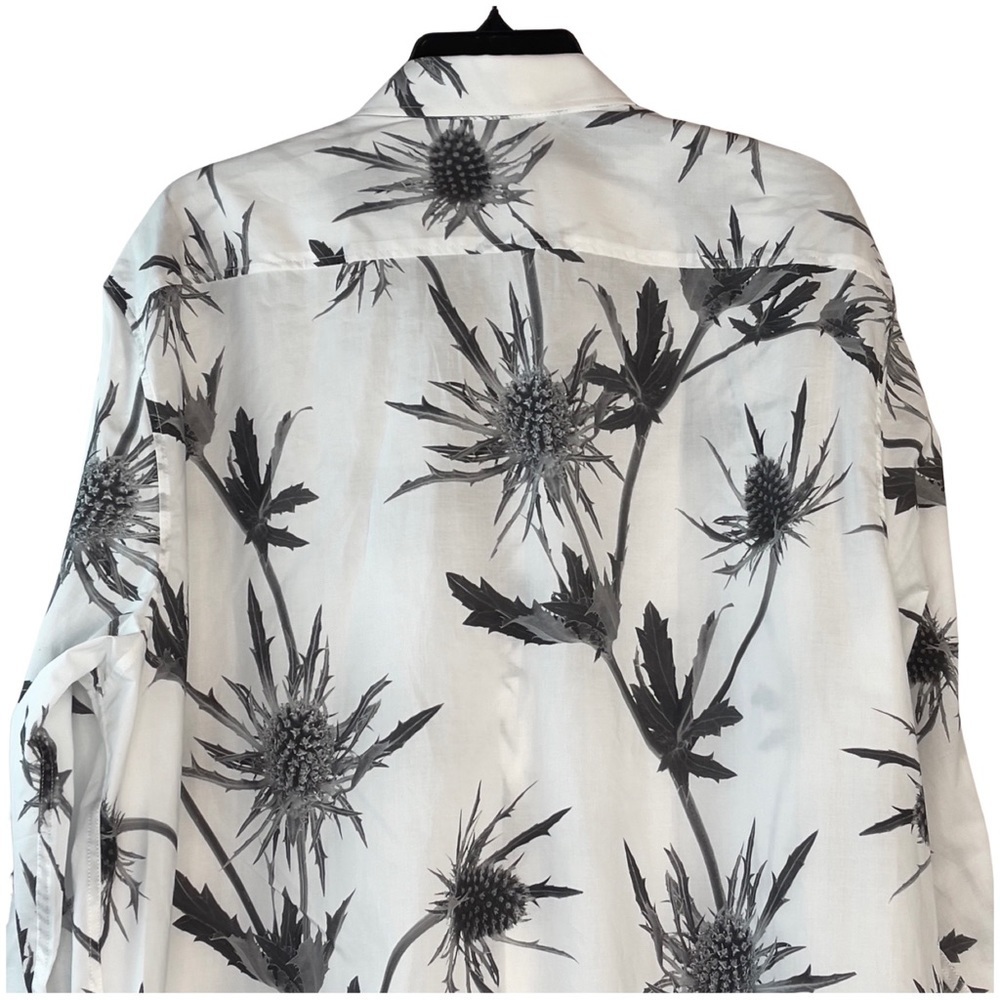 Ted Baker London Oldford Thistle Print Button-Up Shirt Size 6 (XXL) - Picture 6 of 15